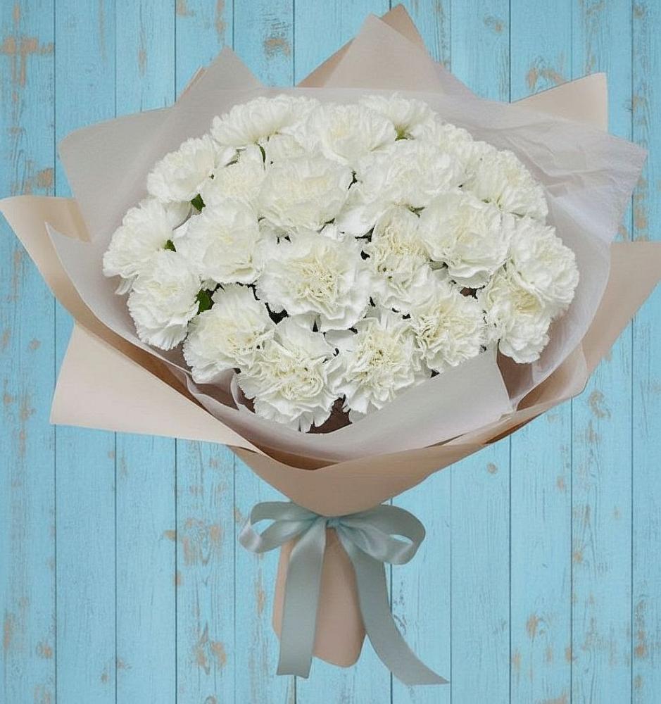 Букет цветов из: Гвоздики в Плотниково