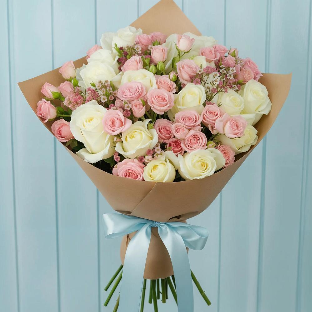 Букет цветов из: Розы в Плотниково