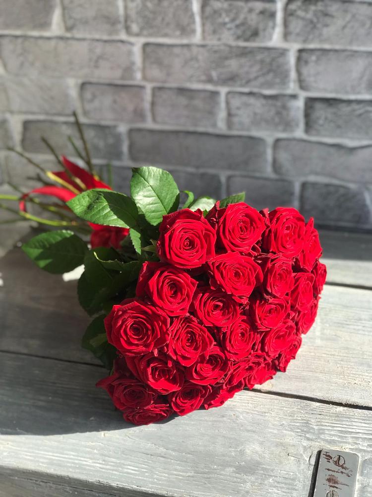 Букет Красные розы Фридом в Плотниково