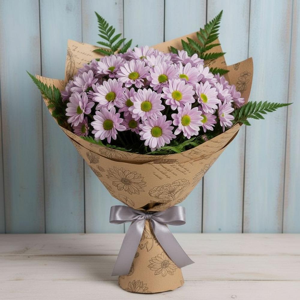 Букет цветов из: Хризантемы в Плотниково