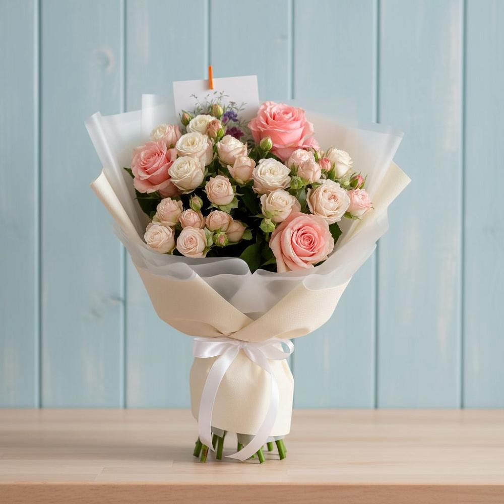 Букет цветов из: Розы в Плотниково