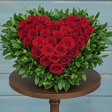 Цветочная композиция из Розы в виде сердца #REPLACE_PRED# Плотниково