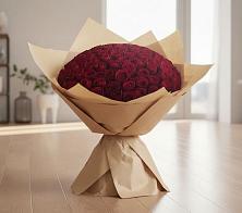 Букет 101 Красная роза в Плотниково
