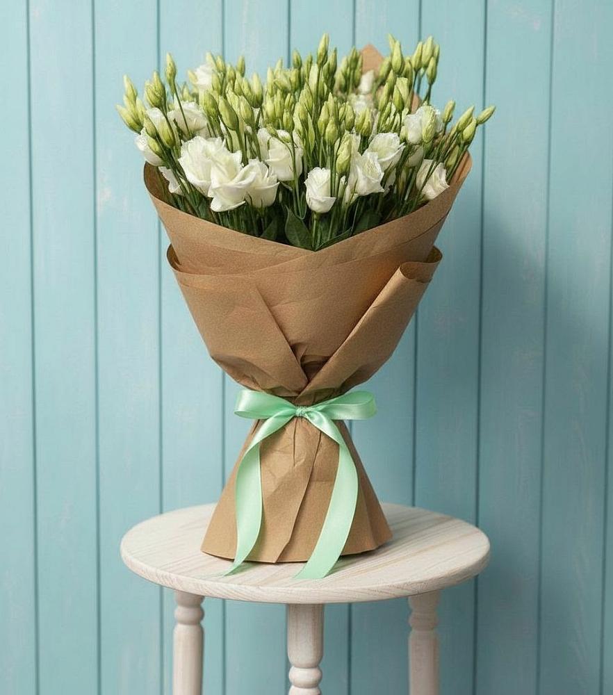 Букет цветов из: Лизиантусы в Плотниково