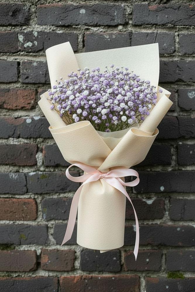 Букет цветов из: Гипсофила в Плотниково