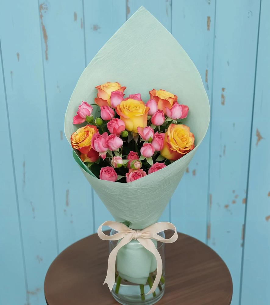 Букет цветов из: Розы в Плотниково