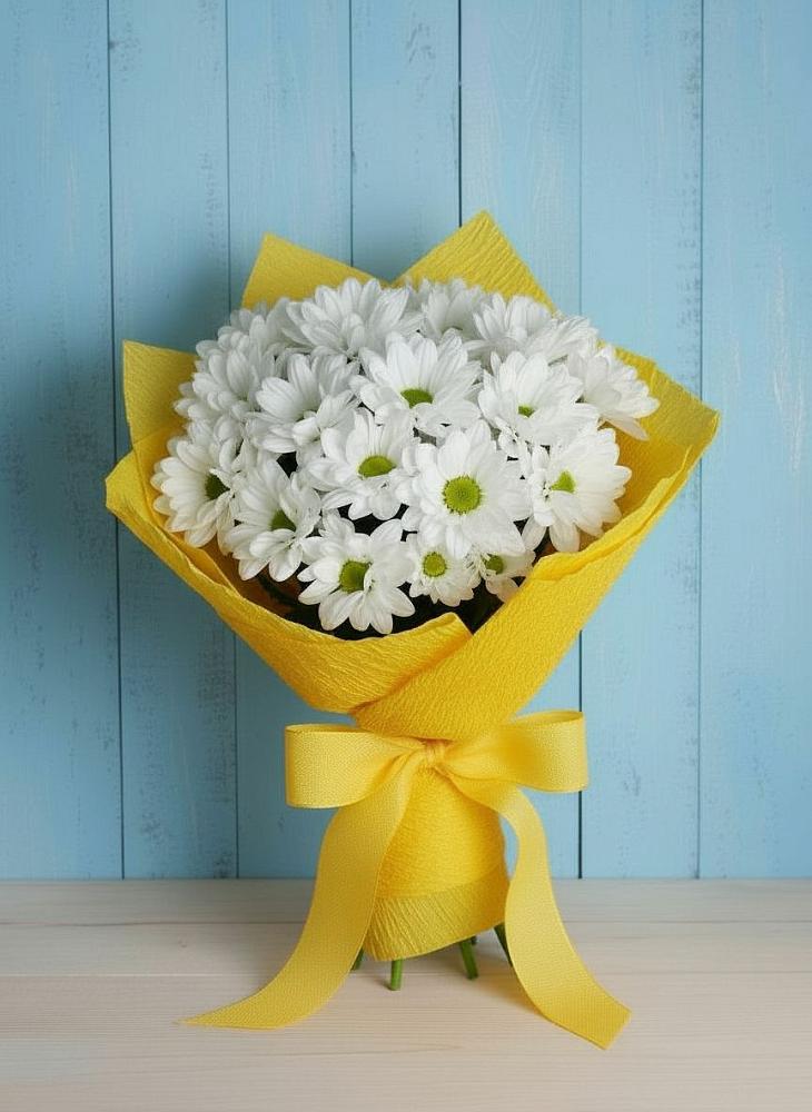 Букет цветов из: Хризантемы в Плотниково