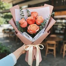 Букет цветов из:  Розы в Плотниково