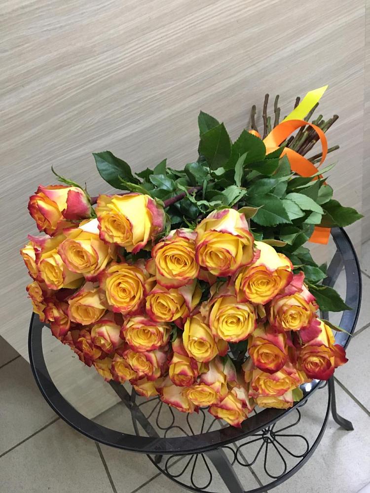 Букет Желтые розы в Плотниково