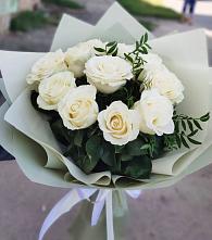 Букет Белые розы Проуд #REPLACE_PRED# Плотниково