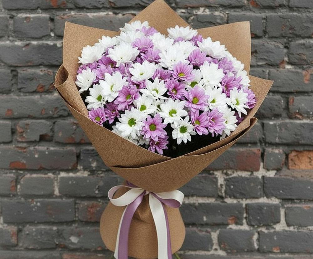 Букет цветов из: Хризантемы в Плотниково