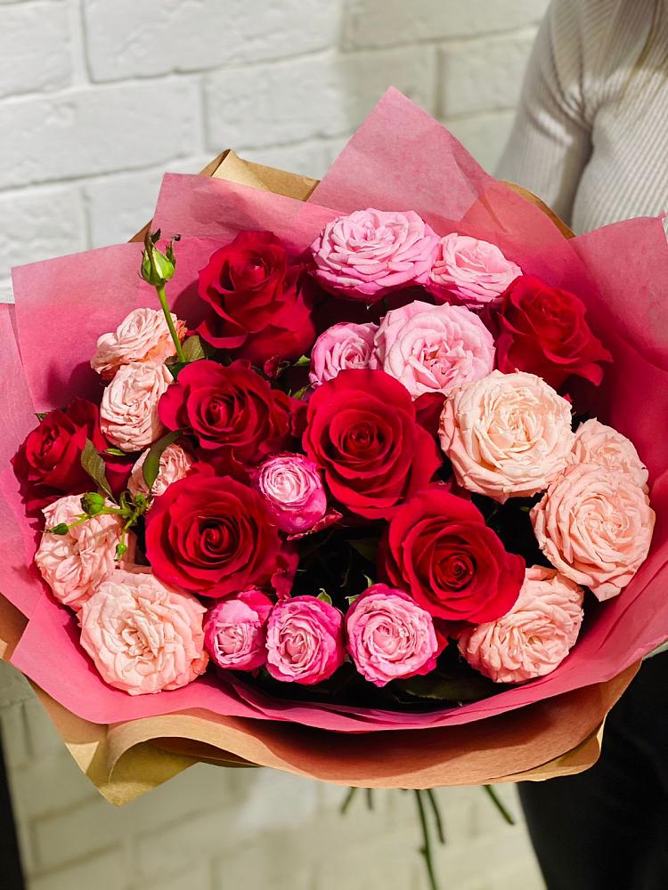 Букет цветов из: Розы в Плотниково