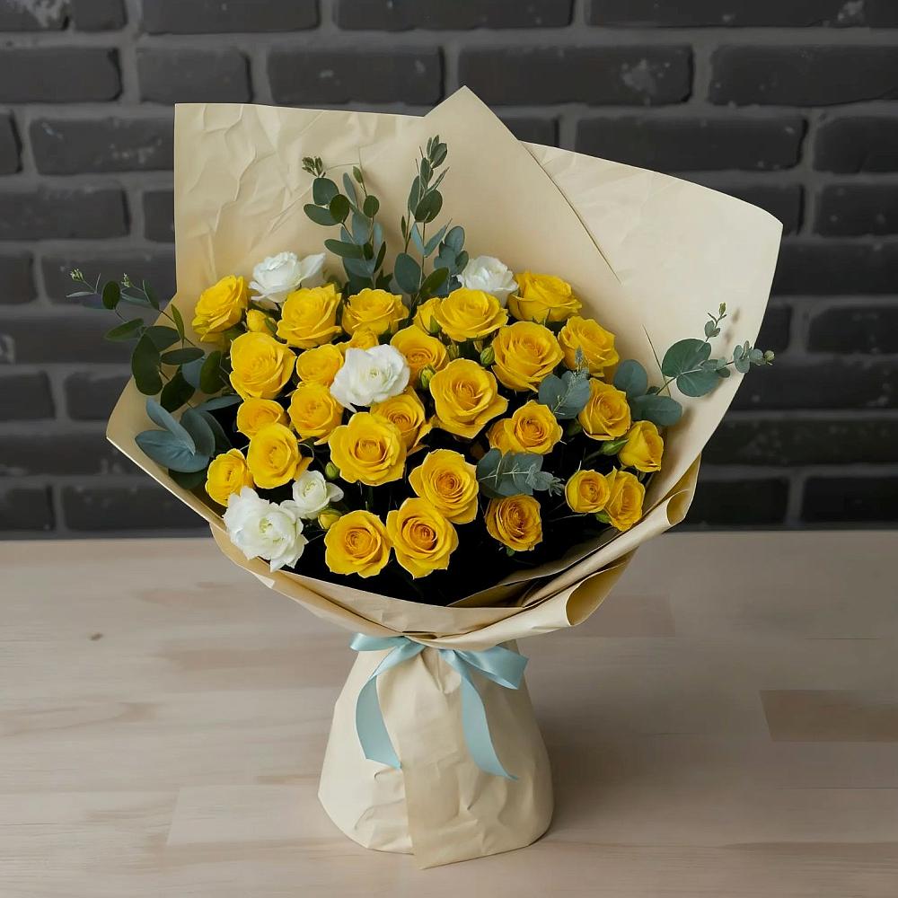 Букет цветов из: Розы в Плотниково