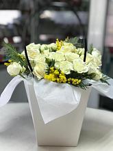 Цветочная композиция из Розы  в Плотниково