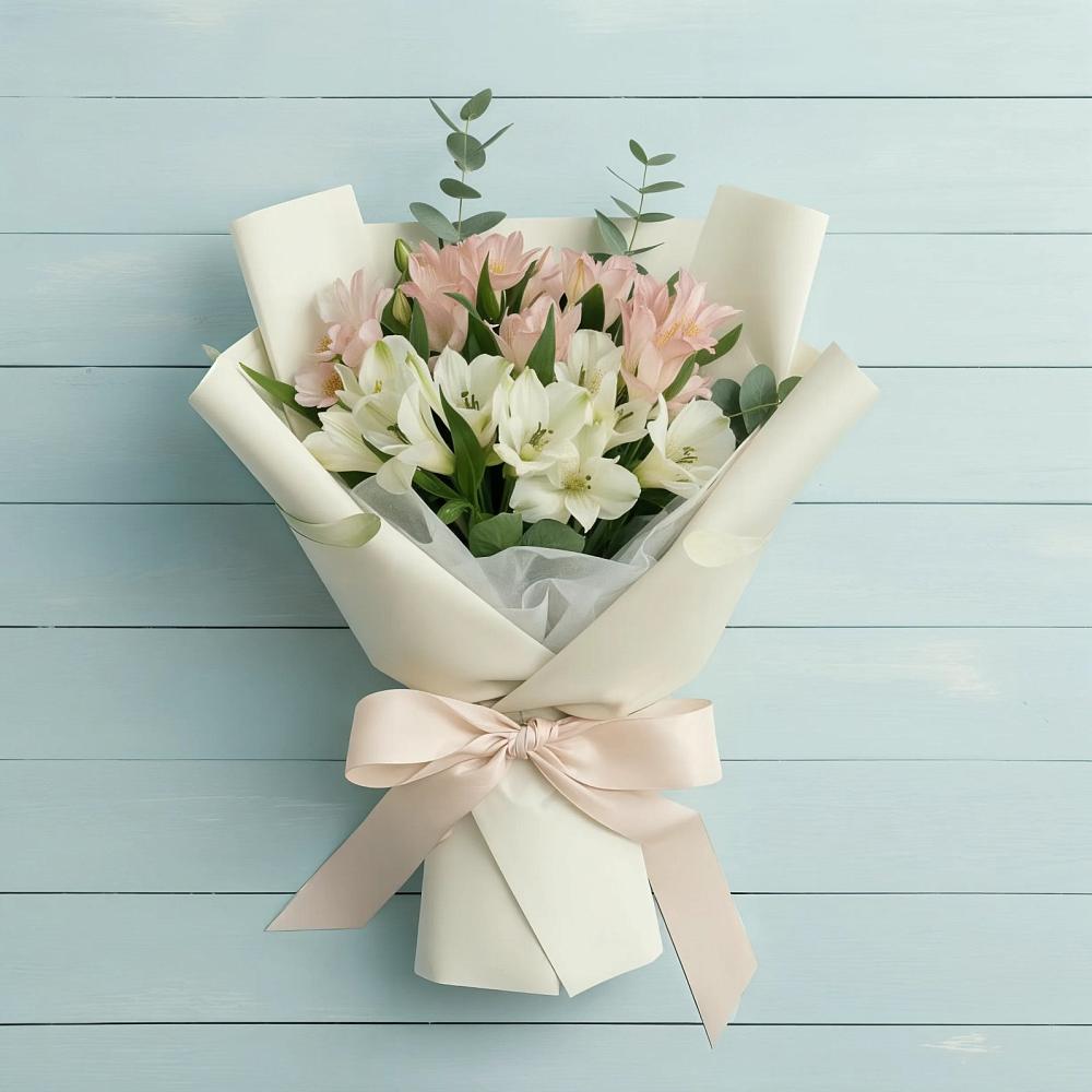 Букет цветов из: Альстромерии в Плотниково