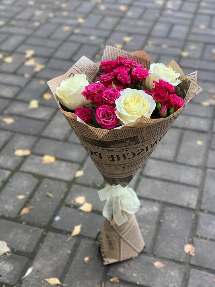 Букет цветов из: Розы в Плотниково