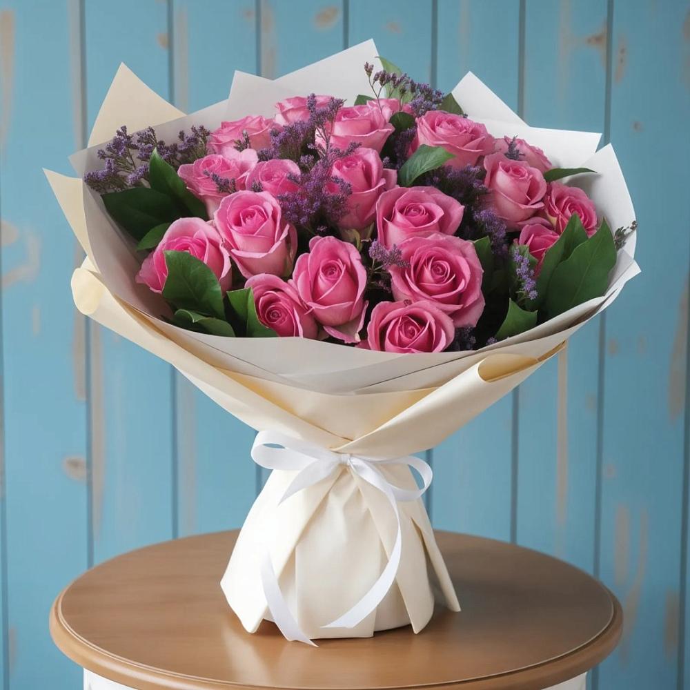 Букет цветов из: Розы в Плотниково