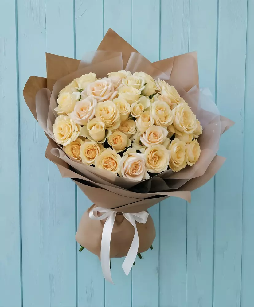 Букет Кремовое облако в Плотниково