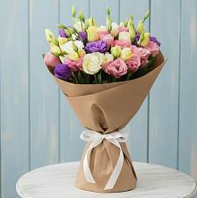 Букет цветов из:  Лизиантусы в Плотниково