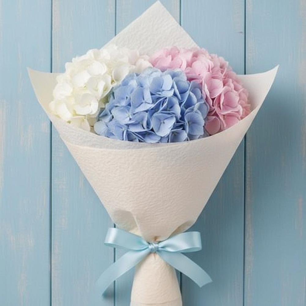 Букет цветов из: Гортензия в Плотниково